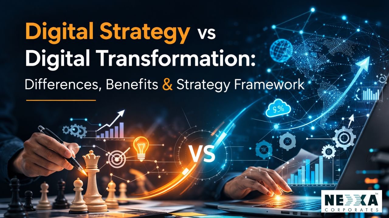 digital strategy vs digital transformation