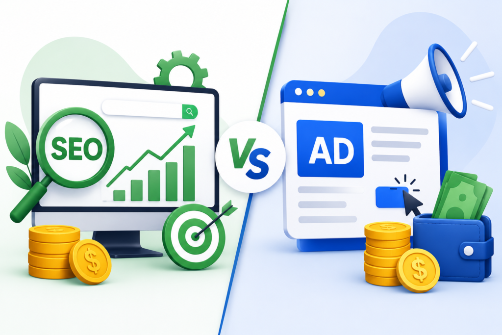 SEO vs Google Ads cost